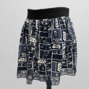 Star Wars Skirt – Handmade Comic Print Lace Trim